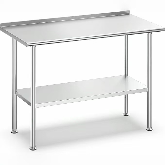 Stainless-steel-kitchen-cooking-workbench
