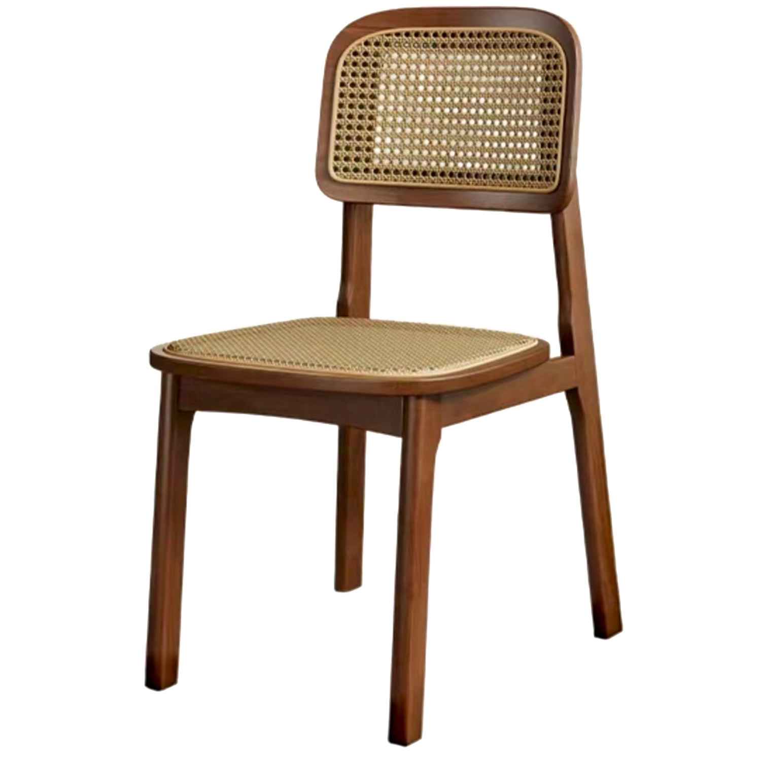 Wooden-rattan-chair