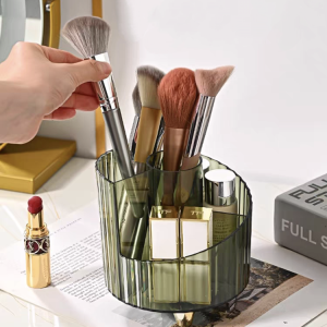 【Customizable Rotating Makeup Organizer】！ Factory Direct Supply · High-Clarity & Shatter-Resistant · 360° Smooth Rotation