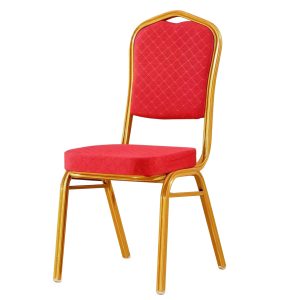 【Wholesale Customization of Banquet Chairs!】 High-Density Resilient Foam · Auspicious Red & Gold Design · Factory Direct Supply